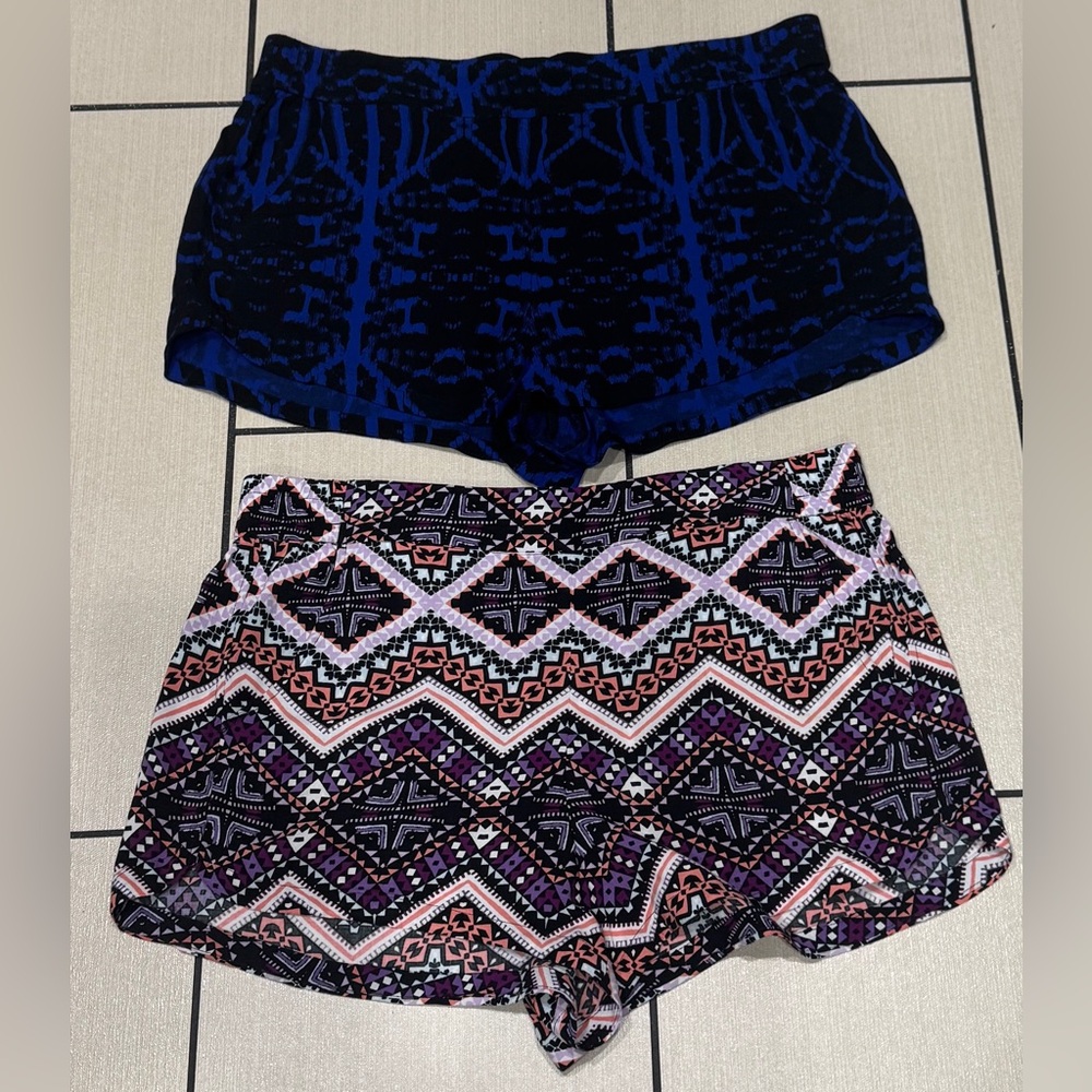 Express Patterned Women's Shorts Set- large